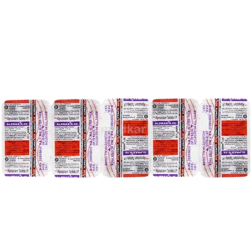 alprax 0.25mg tablet 15's